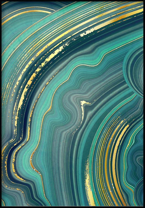 Agate Pierre Vrai Or Poster